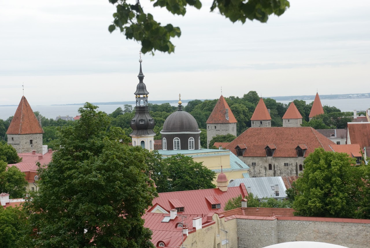 Baltic holidays Tallinn roofs